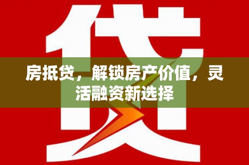 二林房抵贷，解锁房产价值，灵活融资新选择