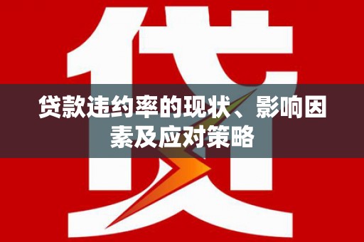 二林贷款违约率的现状、影响因素及应对策略