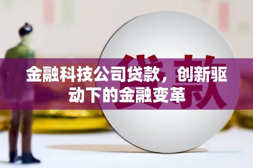 二林金融科技公司贷款，创新驱动下的金融变革