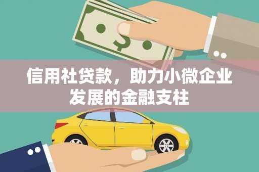二林信用社贷款，助力小微企业发展的金融支柱