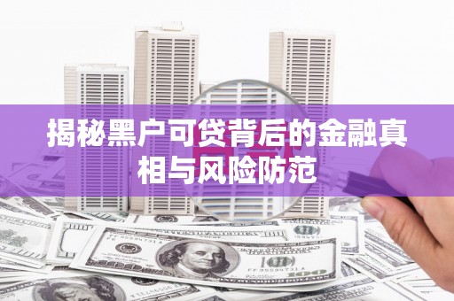 二林揭秘黑户可贷背后的金融真相与风险防范