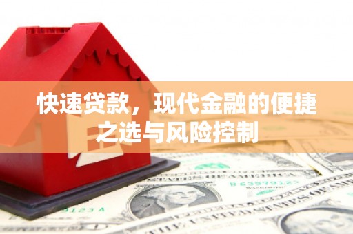 二林快速贷款，现代金融的便捷之选与风险控制