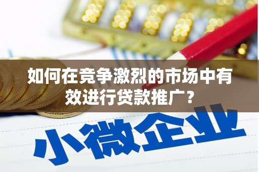二林如何在竞争激烈的市场中有效进行贷款推广？