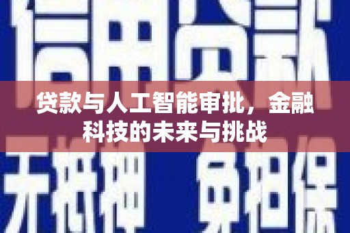 二林贷款与人工智能审批，金融科技的未来与挑战