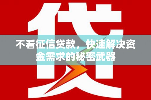 二林不看征信贷款，快速解决资金需求的秘密武器