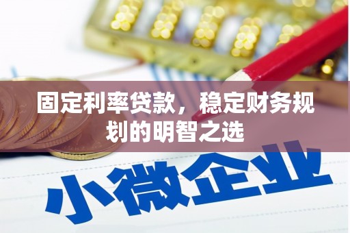 二林固定利率贷款，稳定财务规划的明智之选
