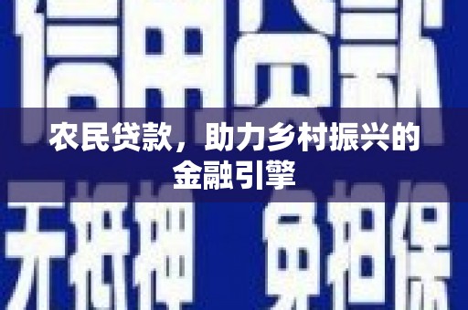 二林农民贷款，助力乡村振兴的金融引擎