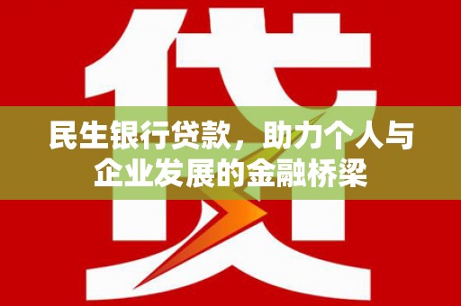 二林民生银行贷款，助力个人与企业发展的金融桥梁