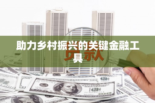 二林助力乡村振兴的关键金融工具