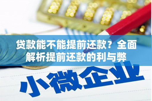 二林贷款能不能提前还款？全面解析提前还款的利与弊