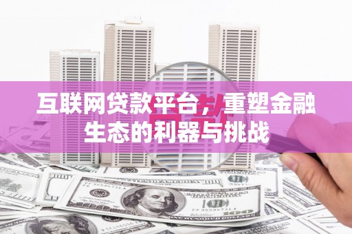 二林互联网贷款平台，重塑金融生态的利器与挑战