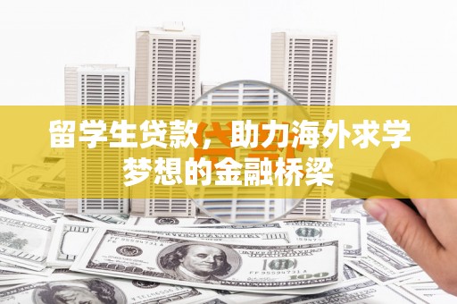 二林留学生贷款，助力海外求学梦想的金融桥梁