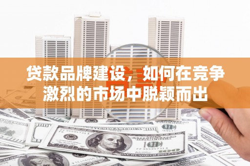 二林贷款品牌建设，如何在竞争激烈的市场中脱颖而出