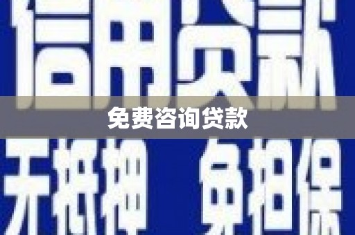 二林免费咨询贷款