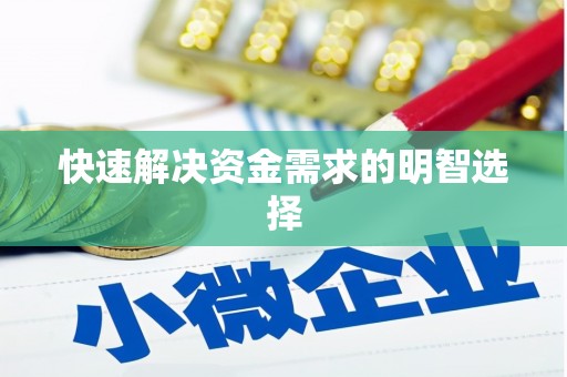 二林快速解决资金需求的明智选择