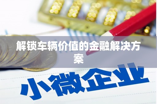 二林解锁车辆价值的金融解决方案