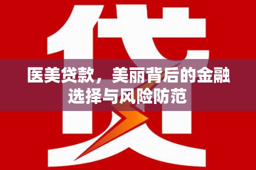 二林医美贷款，美丽背后的金融选择与风险防范