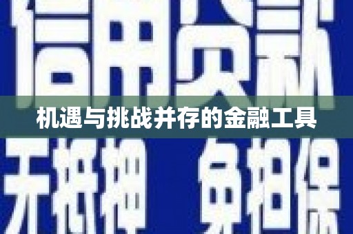 二林机遇与挑战并存的金融工具